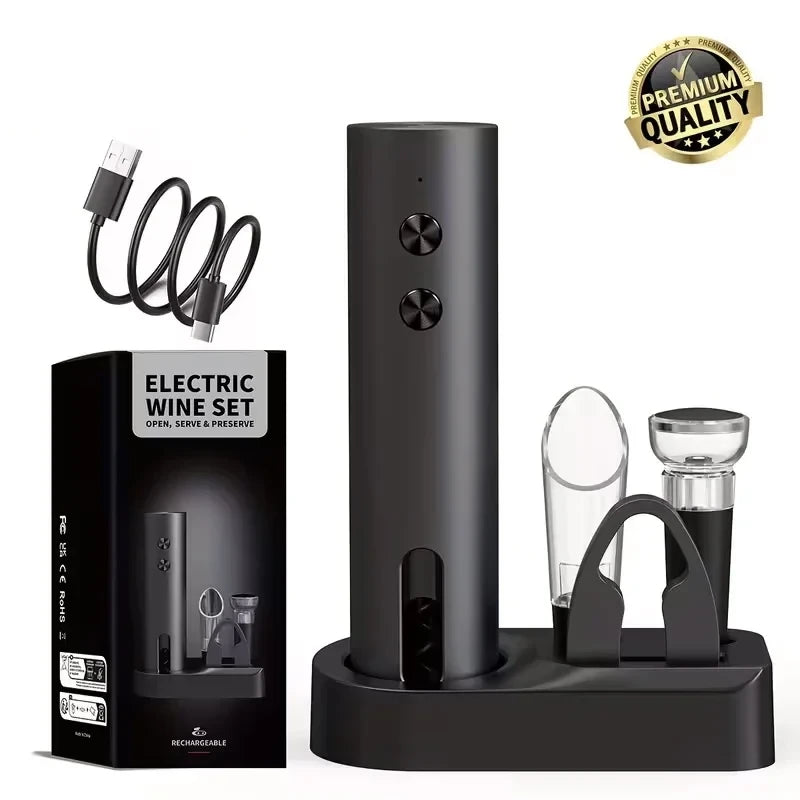 Electric Wine Opener Set